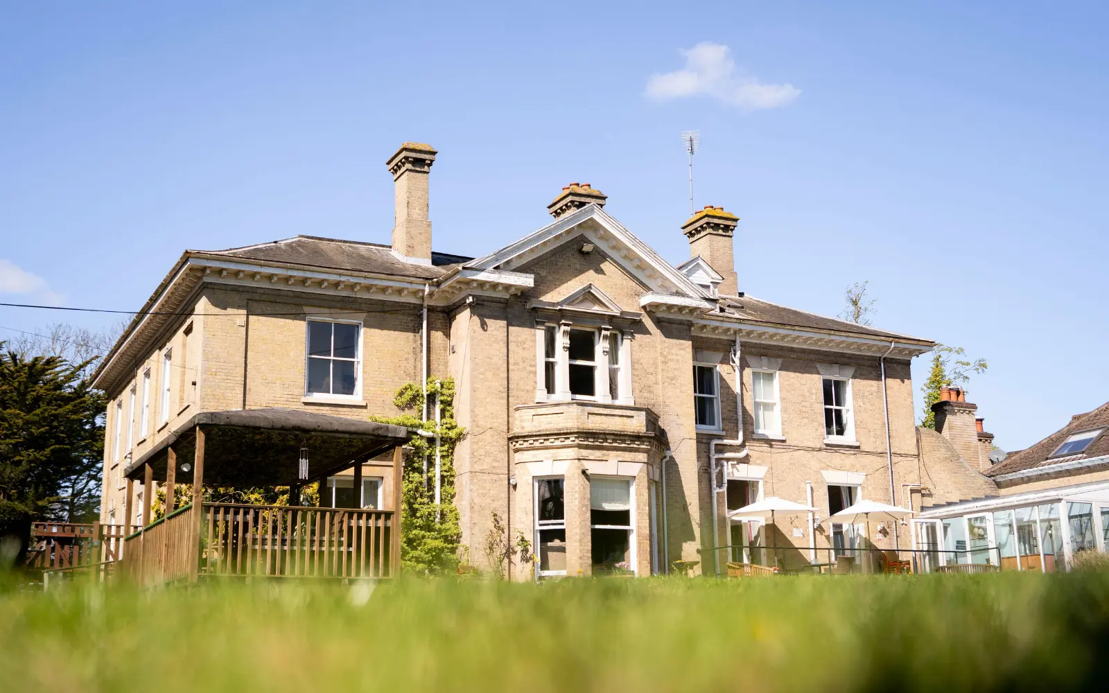 Front view of Highfield House Care Home