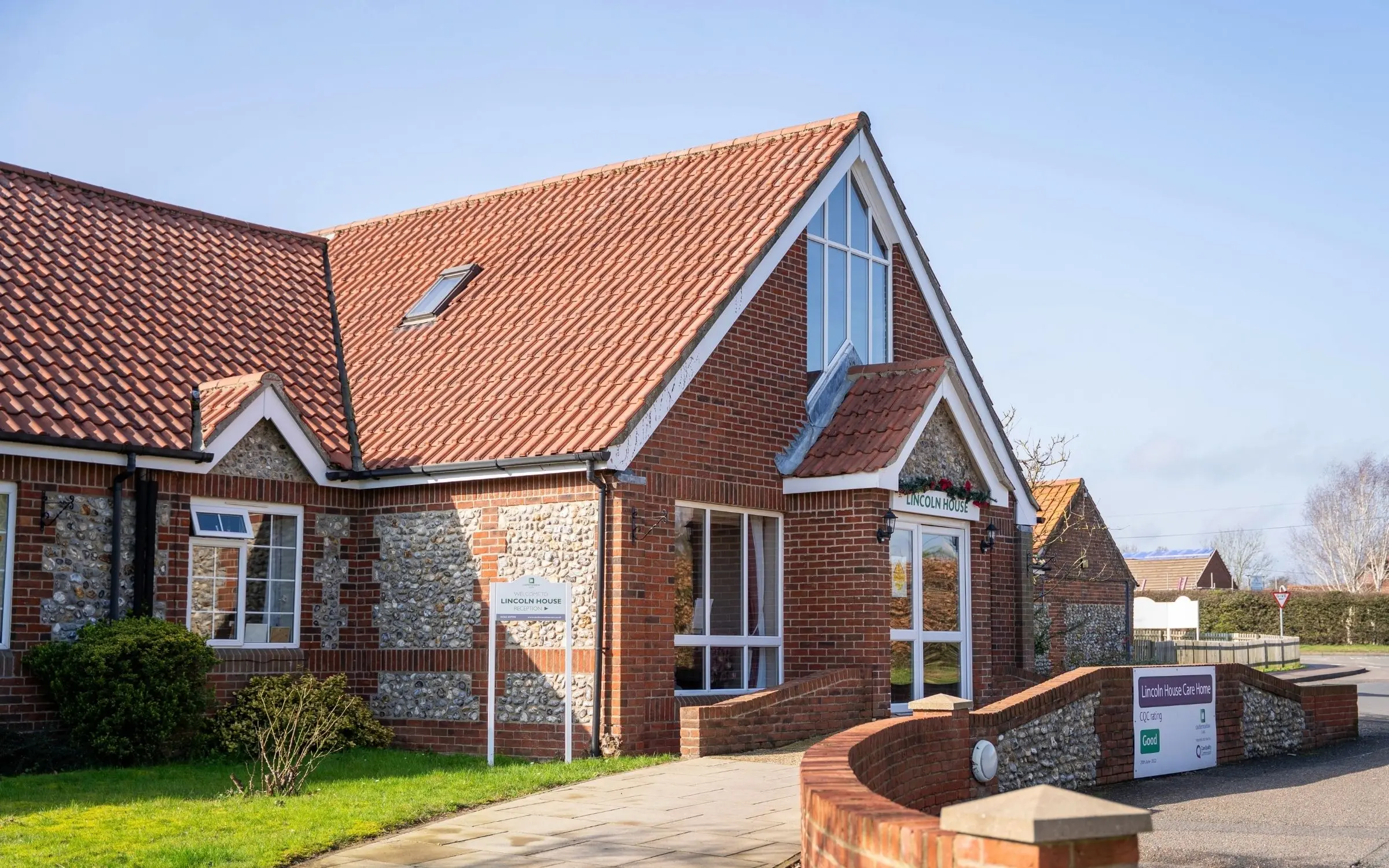 View of Lincoln House care home